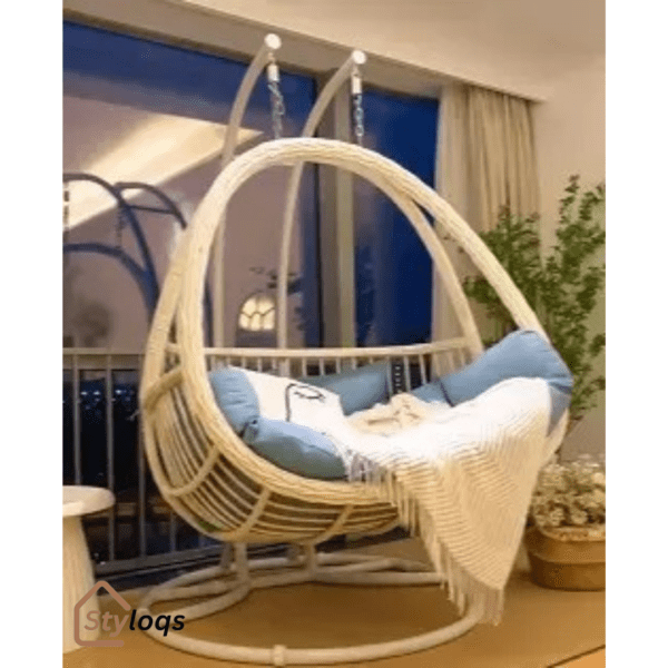Patio Wicker Swivel Chair by Styloqs - Image 2