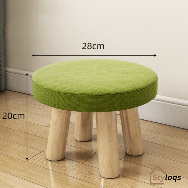 Solid Wood Low Stool, Coffee Table, Stool, Pier, Japanese Style by styloqs - Image 4