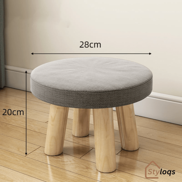Solid Wood Low Stool, Coffee Table, Stool, Pier, Japanese Style by styloqs - Image 6