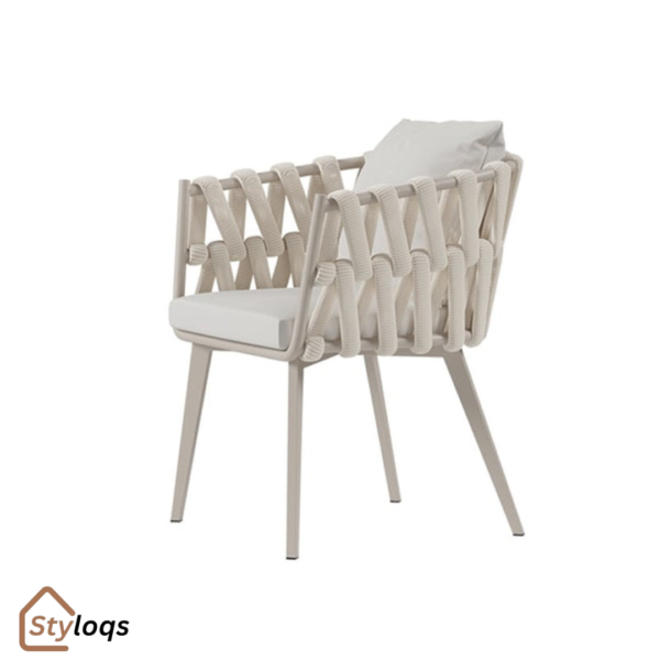 Outdoor balcony leisure rattan table and chairs coffee table set courtyard aluminum alloy rattan chair waterproof sunscreen outdoor dining table and chairs by styloqs - Image 5
