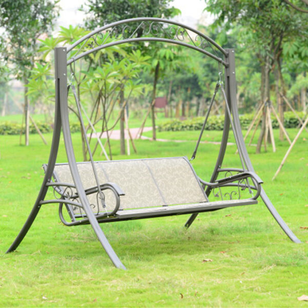 Outdoor Leisure Furniture Rocking Chair Iron Swing - Image 2