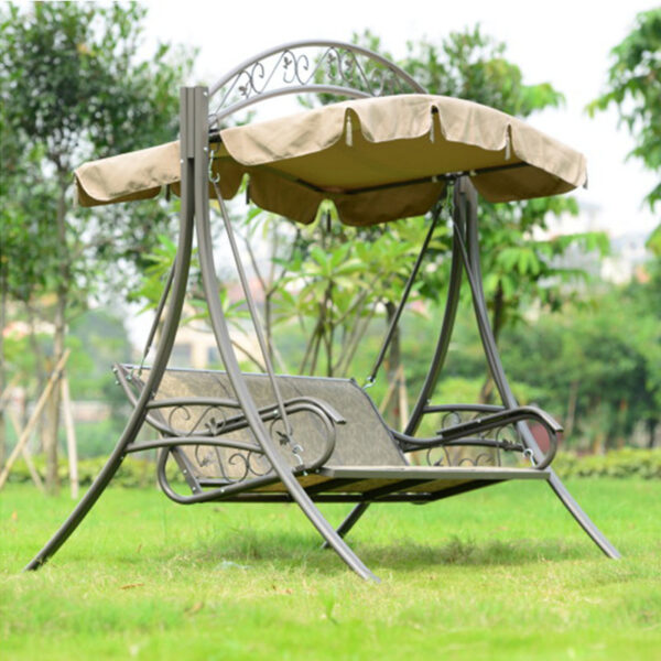 Outdoor Leisure Furniture Rocking Chair Iron Swing - Image 3